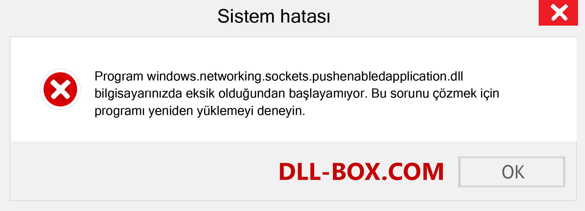 windows.networking.sockets.pushenabledapplication.dll dosyası eksik mi? Windows 7, 8, 10 için İndirin - Windows'ta windows.networking.sockets.pushenabledapplication dll Eksik Hatasını Düzeltin, fotoğraflar, resimler